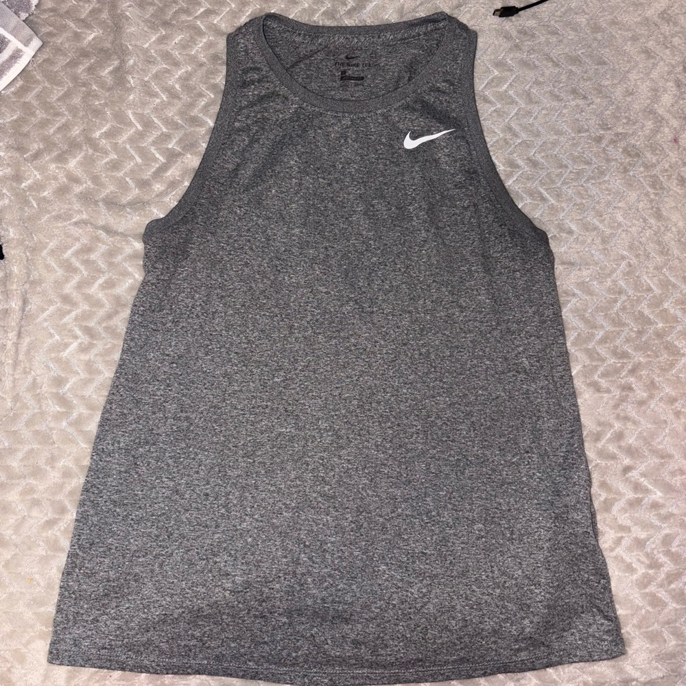 Nike Heather Gray Sleeveless Top